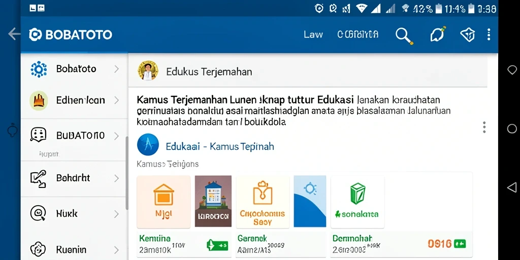 Tampilan antarmuka utama BOBATOTO yang menarik dan fungsional.