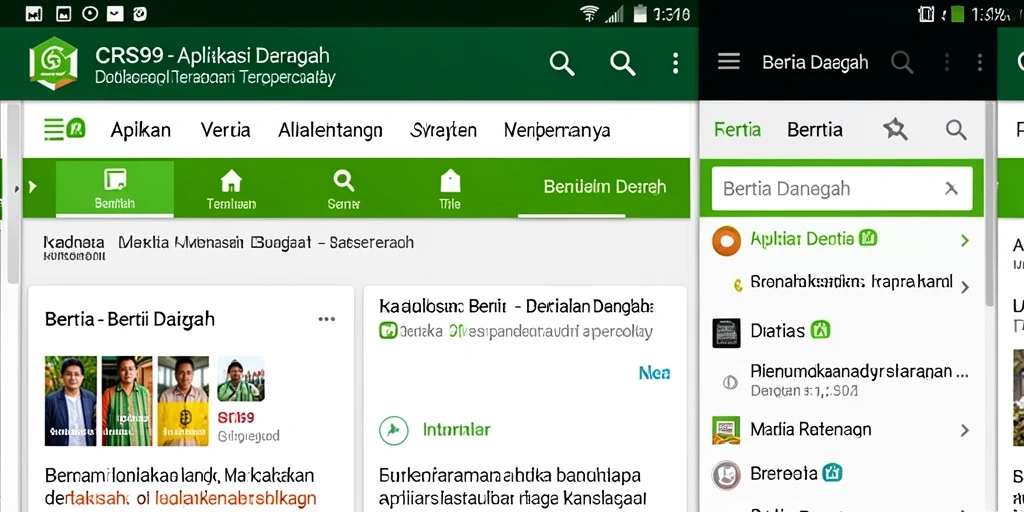 Tampilan antarmuka CRS99 yang modern dan mudah digunakan.