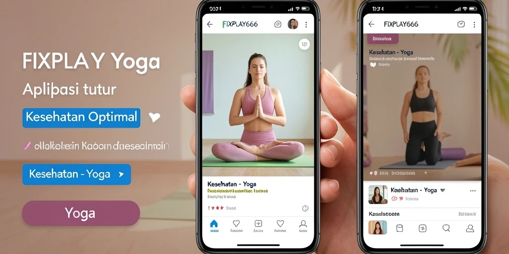 Antarmuka aplikasi FIXPLAY666 menampilkan fitur yoga interaktif yang mudah digunakan.