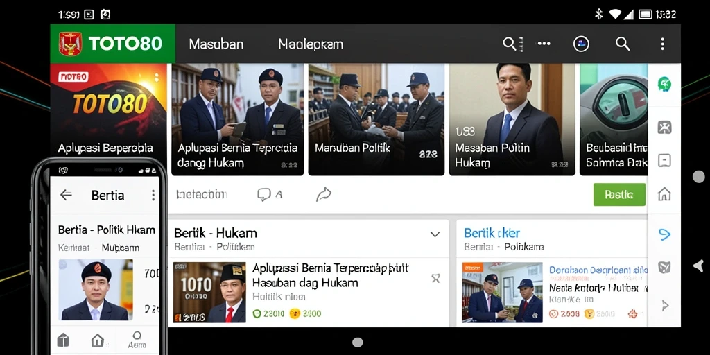 Tampilan antarmuka TOTO80 yang informatif dan menarik.